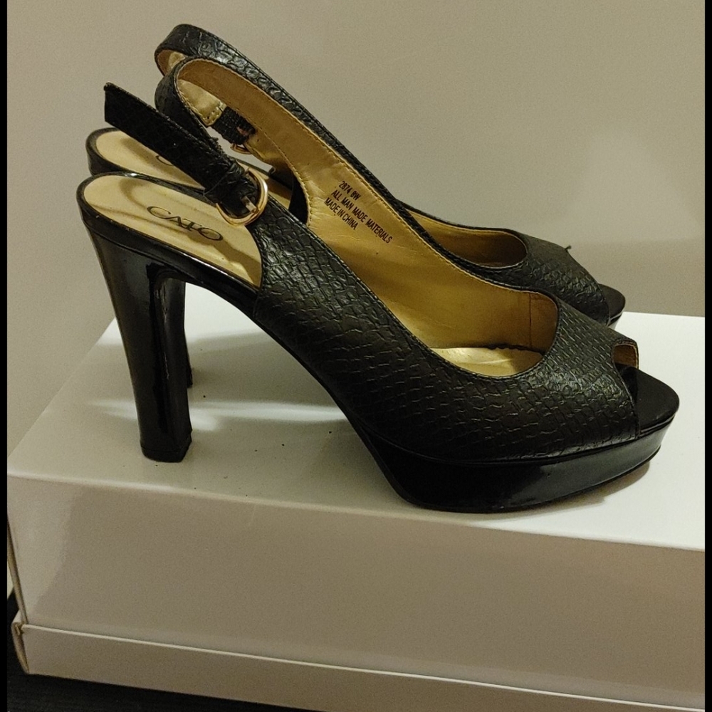 Black heels